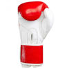 Универсальные боксерские перчатки, красный и белый цвета