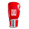 Спарринговые боксерские перчатки красный с белым