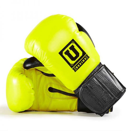 Спарринговые боксерские перчатки жёлтый цвет