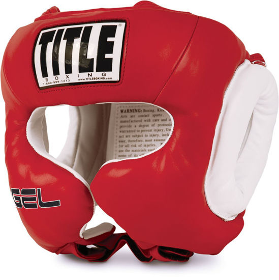 Изображение Шлем TITLE GEL® World Traditional Training Headgear красный/белый