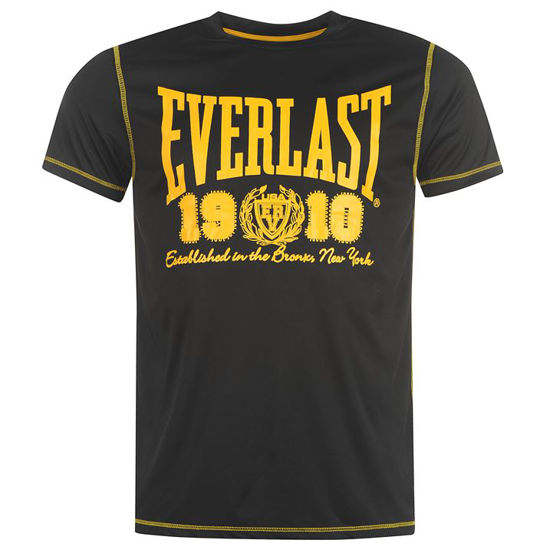 Изображение Футболка  Everlast 1910 черный/желтый