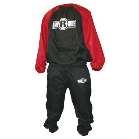 Изображение Нейлоновый костюм для похудения RINGSIDE Super Nylon Sweat Suit черный/красный XXL