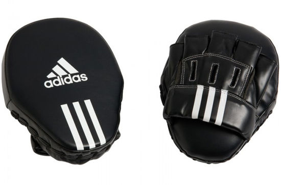 Изображение Лапы боксерские Adidas Focus Mitt Leather черный/белый один размер