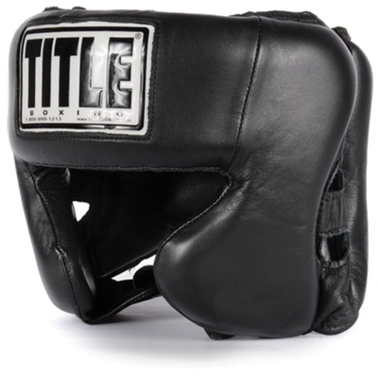 Изображение Шлем боксерский тренировочный TITLE HI-PERFOMANCE черный L