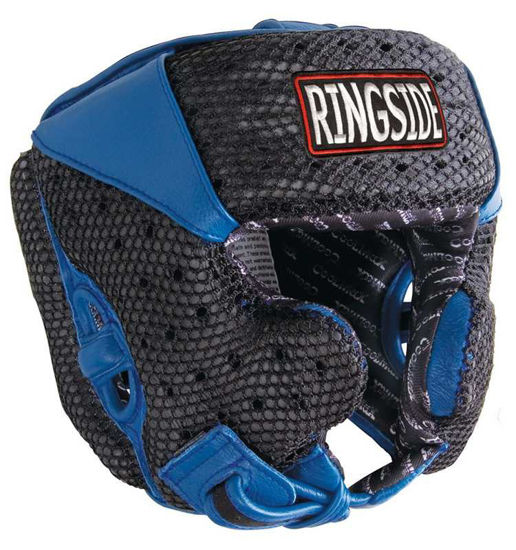 Изображение Шлем боксерский RINGSIDE AIR MAX черный/синий