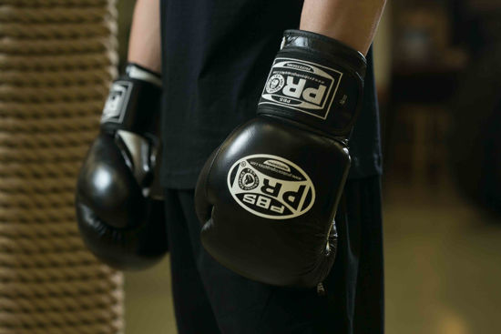 Изображение Тренировочные перчатки (на липучке) PRO черный