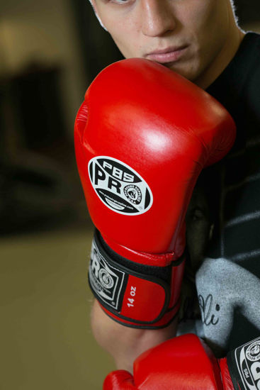 Изображение Тренировочные перчатки (на липучке) PRO красный