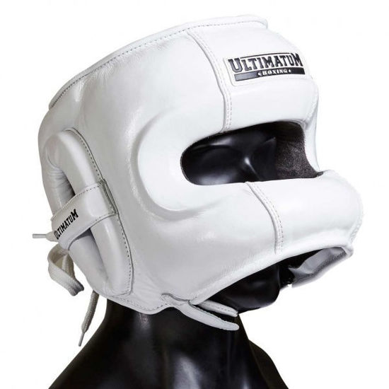 Шлем боксерский с бамперной защитой Ultimatum Gen3FaceBar WhiteForce