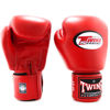 Тайский бокс перчатки Twins тренировочные на липучке красный