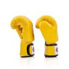 Тайский бокс перчатки Fairtex универсальные на липучке золотой
