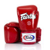 Тайский бокс перчатки Fairtex тренировочные на липучке красный