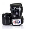 Тайский бокс перчатки Fairtex тренировочные на липучке черный