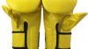 Тайский бокс перчатки Fairtex снарядные с закрытым пальцем на липучке желтый