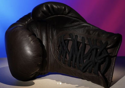 Кожаные боксерские перчатки «Старая школа для души» индивидуальный дизайн, шнуровка